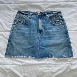 DENIM MINI SKIRT
